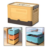 Maxbell Storage Box Organization Saving Space Easy Use for Food Underwear Toys Yellow S