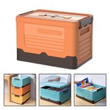 Maxbell Storage Box Organization Saving Space Easy Use for Food Underwear Toys Orange S
