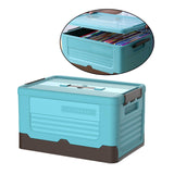 Maxbell Storage Box Organization Saving Space Easy Use for Food Underwear Toys Blue M