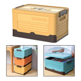 Maxbell Storage Box Organization Saving Space Easy Use for Food Underwear Toys Yellow M