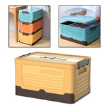 Maxbell Storage Box Organization Saving Space Easy Use for Food Underwear Toys Yellow M