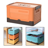 Maxbell Storage Box Organization Saving Space Easy Use for Food Underwear Toys Orange M