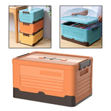 Maxbell Storage Box Organization Saving Space Easy Use for Food Underwear Toys Orange M