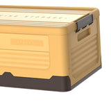 Maxbell Storage Box Organization Saving Space Easy Use for Food Underwear Toys Yellow L