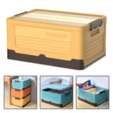 Maxbell Storage Box Organization Saving Space Easy Use for Food Underwear Toys Yellow L