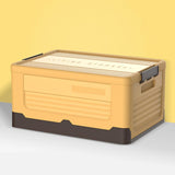 Maxbell Storage Box Organization Saving Space Easy Use for Food Underwear Toys Yellow L