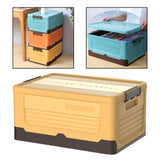 Maxbell Storage Box Organization Saving Space Easy Use for Food Underwear Toys Yellow L