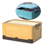 Maxbell Storage Box Organization Saving Space Easy Use for Food Underwear Toys Yellow L