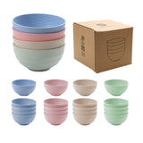 Maxbell 4-Pack Cereal Bowls E-Co Friendly BPA Free for Cereal, Salad, Soup, Rice