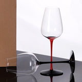 12x Wine Glass Goblet Glassware Tasting Cup for Anniversary Burgundy Home