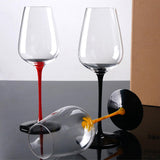 12x Wine Glass Goblet Glassware Tasting Cup for Anniversary Burgundy Home