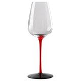 12x Wine Glass Goblet Glassware Tasting Cup for Anniversary Burgundy Home