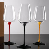 12x Wine Glass Goblet Glassware Tasting Cup for Anniversary Burgundy Home