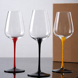 12x Wine Glass Goblet Glassware Tasting Cup for Anniversary Burgundy Home
