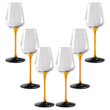 12x Wine Glass Goblet Glassware Tasting Cup for Anniversary Burgundy Home