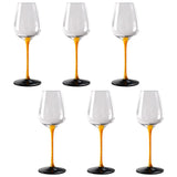 12x Wine Glass Goblet Glassware Tasting Cup for Anniversary Burgundy Home