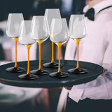 12x Wine Glass Goblet Glassware Tasting Cup for Anniversary Burgundy Home