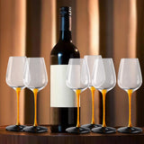 12x Wine Glass Goblet Glassware Tasting Cup for Anniversary Burgundy Home