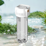 Maxbell 2xBottle Filter Replaceable Home Appliance for Kitchen Brass with a Plate