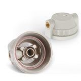 Maxbell 2xBottle Filter Replaceable Home Appliance for Kitchen Brass with a Plate