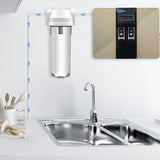 Maxbell 2xBottle Filter Replaceable Home Appliance for Kitchen Brass with a Plate