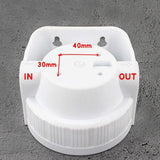 Maxbell 2xBottle Filter Replaceable Home Appliance for Kitchen Brass with a Plate