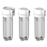 Maxbell 2xBottle Filter Replaceable Home Appliance for Kitchen Brass with a Plate