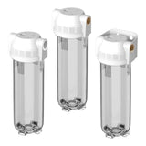 Maxbell 2xBottle Filter Replaceable Home Appliance for Kitchen Brass with a Plate