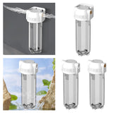 Maxbell 2xBottle Filter Replaceable Home Appliance for Kitchen Brass with a Plate