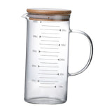 Clear Measuring Jugs Measured Beaker for Stovetop Safe Hot/Cold Kitchen 1000ml