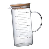 Clear Measuring Jugs Measured Beaker for Stovetop Safe Hot/Cold Kitchen 1000ml