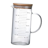 Clear Measuring Jugs Measured Beaker for Stovetop Safe Hot/Cold Kitchen 1000ml