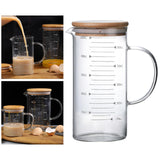 Clear Measuring Jugs Measured Beaker for Stovetop Safe Hot/Cold Kitchen 1000ml