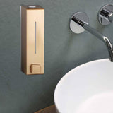 Maxbell 2x600ml Soap Dispenser Wall Mounted Bathroom Shower Shampoo Hotel  Gold