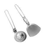 Maxbell Folding Outdoor Tableware Compact Portable Reusable for barbecue Shovel - Aladdin Shoppers