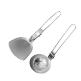 Maxbell Folding Outdoor Tableware Compact Portable Reusable for barbecue Shovel - Aladdin Shoppers