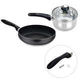 Maxbell 2xPot Handle Scald Proof Universal for Kitchen Pot Cookware Accessories