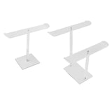 Maxbell 2xAcrylic Headband Holder Hairband Display Stand Protection Durable for Watch 1 Tier