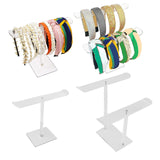 Maxbell 3xAcrylic Headband Holder Hairband Display Stand Protection Durable for Watch 1 Tier