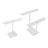 Maxbell 2xAcrylic Headband Holder Hairband Display Stand Protection Durable for Watch 1 Tier