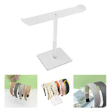 Maxbell 3xAcrylic Headband Holder Hairband Display Stand Protection Durable for Watch 1 Tier