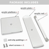 Maxbell 3xAcrylic Headband Holder Hairband Display Stand Protection Durable for Watch 1 Tier