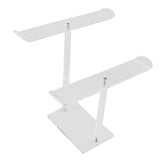 Maxbell 2xAcrylic Headband Holder Hairband Display Stand Protection Durable for Watch 2 Tier