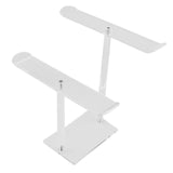 Maxbell 2xAcrylic Headband Holder Hairband Display Stand Protection Durable for Watch 2 Tier