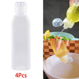 Maxbell 4x Outdoor Oil Bottle Clear Condiment Container Sauce for Barbecue Supplies 500ml - Aladdin Shoppers