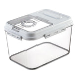 Maxbell Maxbell Clear Rice Storage Container Pantry Organization for Household Nuts Kitchen 33Lbs