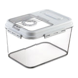 Maxbell Maxbell Clear Rice Storage Container Pantry Organization for Household Nuts Kitchen 33Lbs