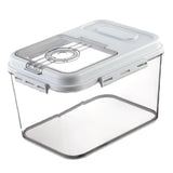 Maxbell Maxbell Clear Rice Storage Container Pantry Organization for Household Nuts Kitchen 33Lbs