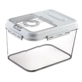 Maxbell Maxbell Clear Rice Storage Container Pantry Organization for Household Nuts Kitchen 33Lbs