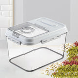 Maxbell Maxbell Clear Rice Storage Container Pantry Organization for Household Nuts Kitchen 33Lbs